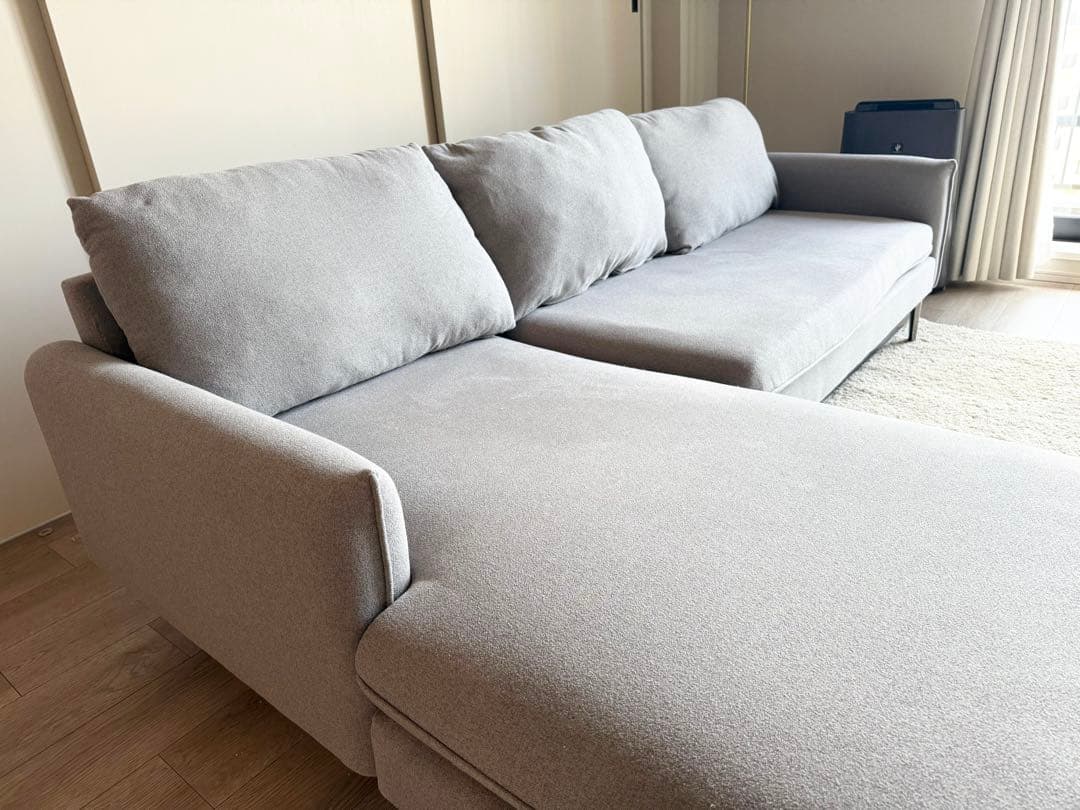 グレー コーナーソファー