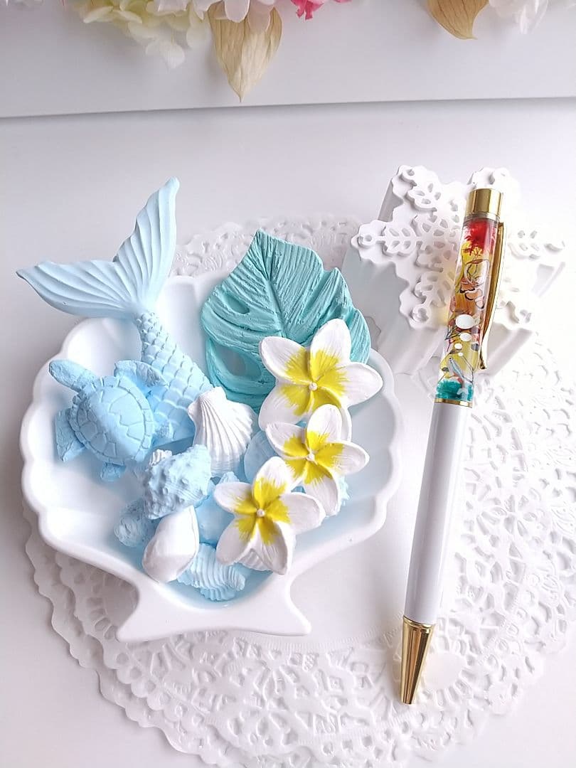 アロマストーンシェル&ハーバリウムボールペン