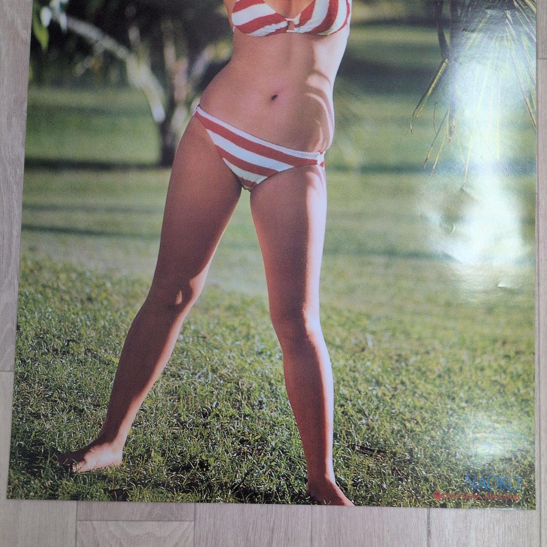 河合奈保子　B２サイズのポスター コロンビアレコード