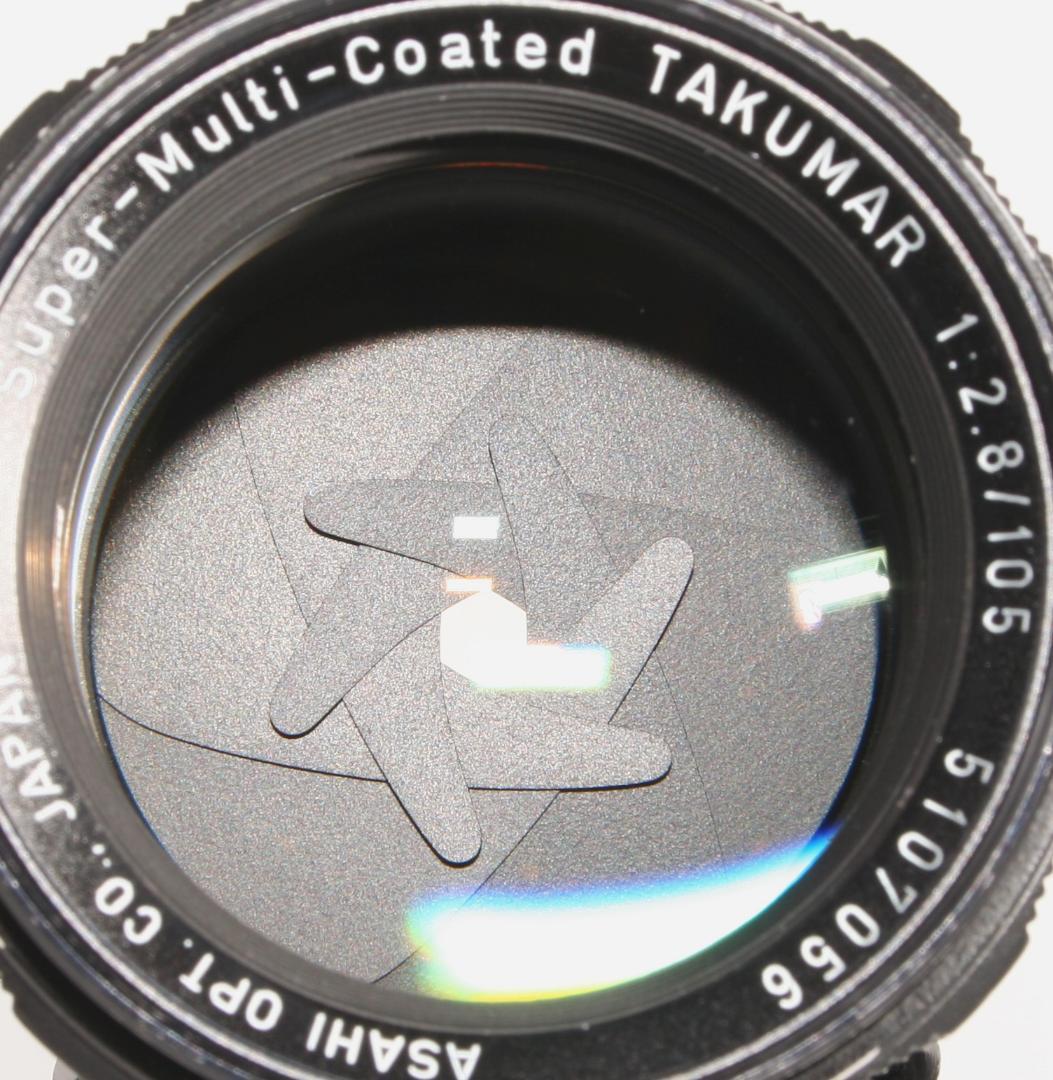 【美品】Pentax SMC TAKUMAR 105mm F2.8 MF M42