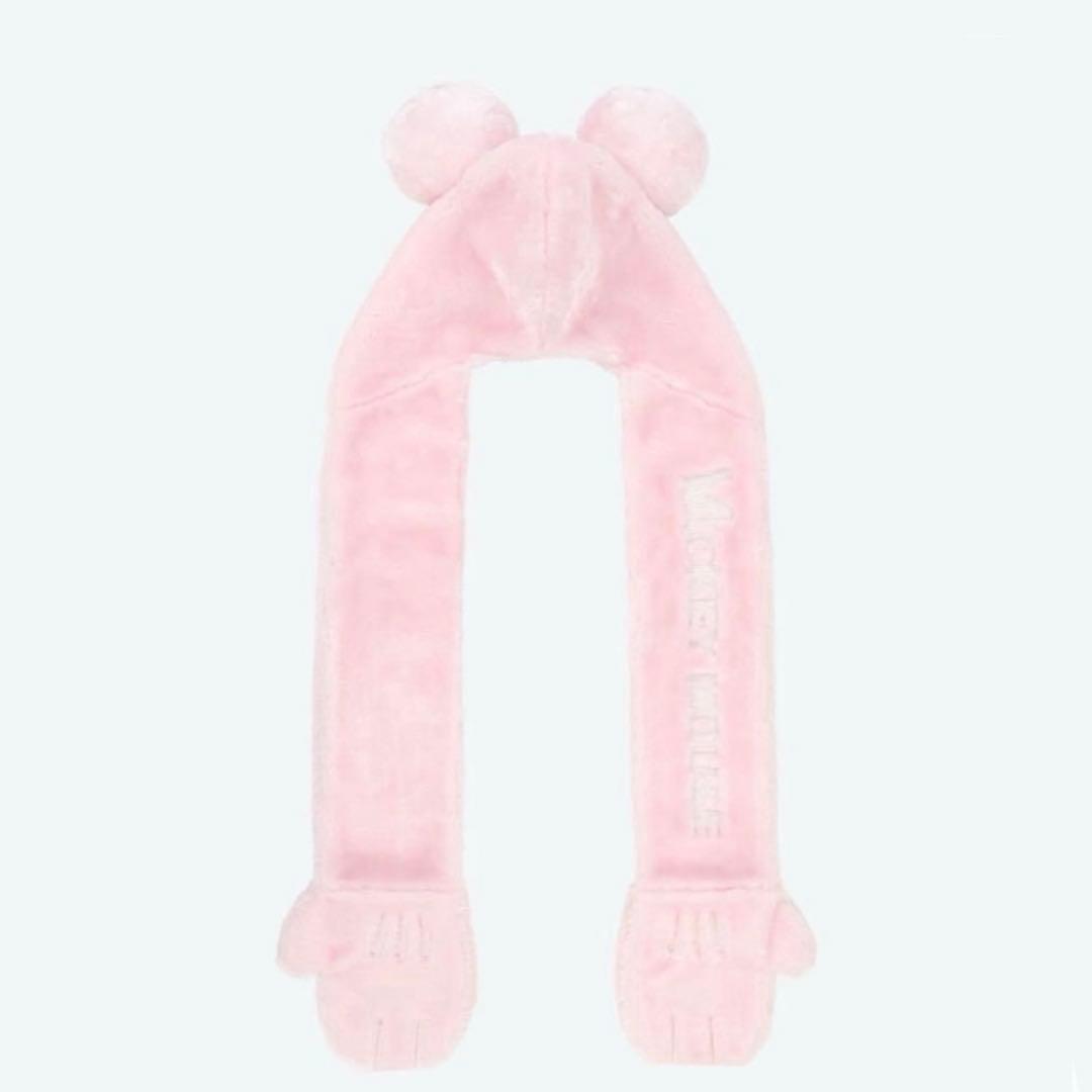 ディズニー マフラーキャップ ピンク