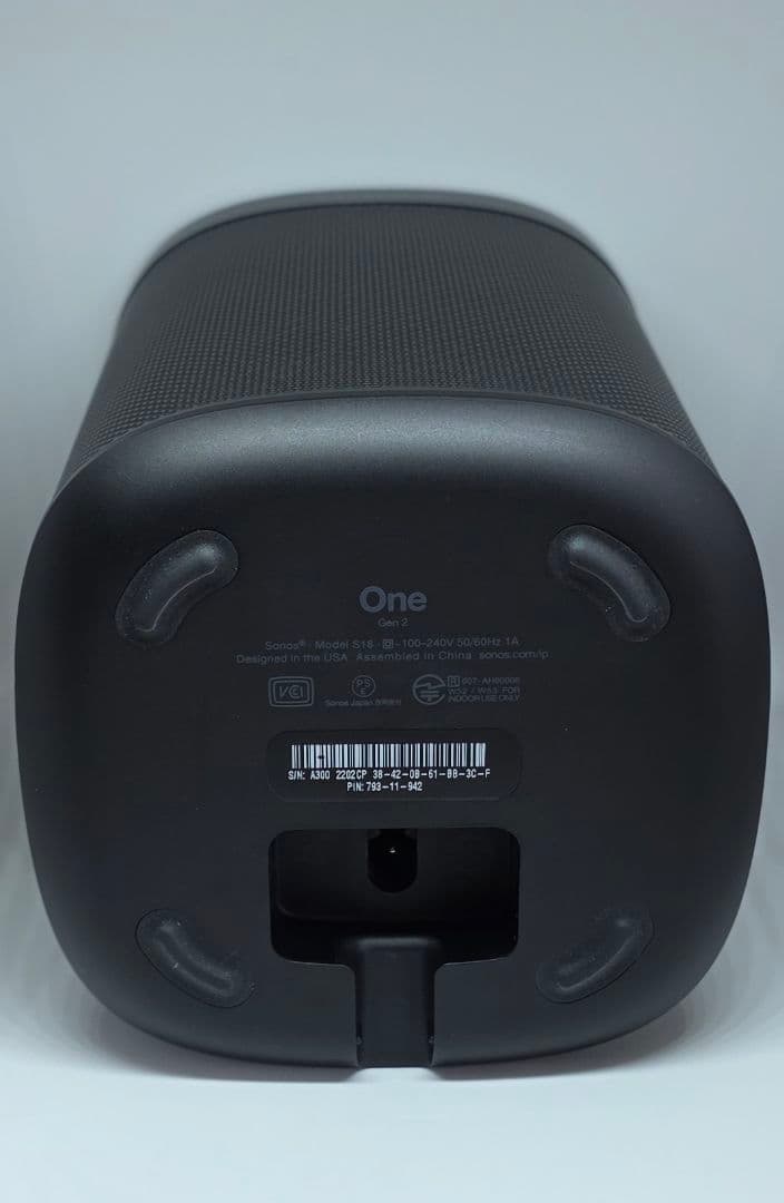 SONOS oneワイヤレススピーカー ブラック