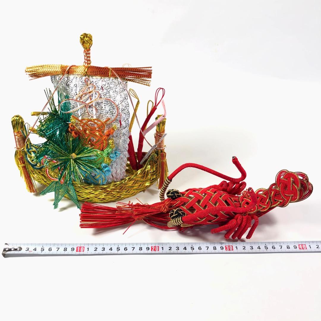 縁起物 水引飾り羽子板