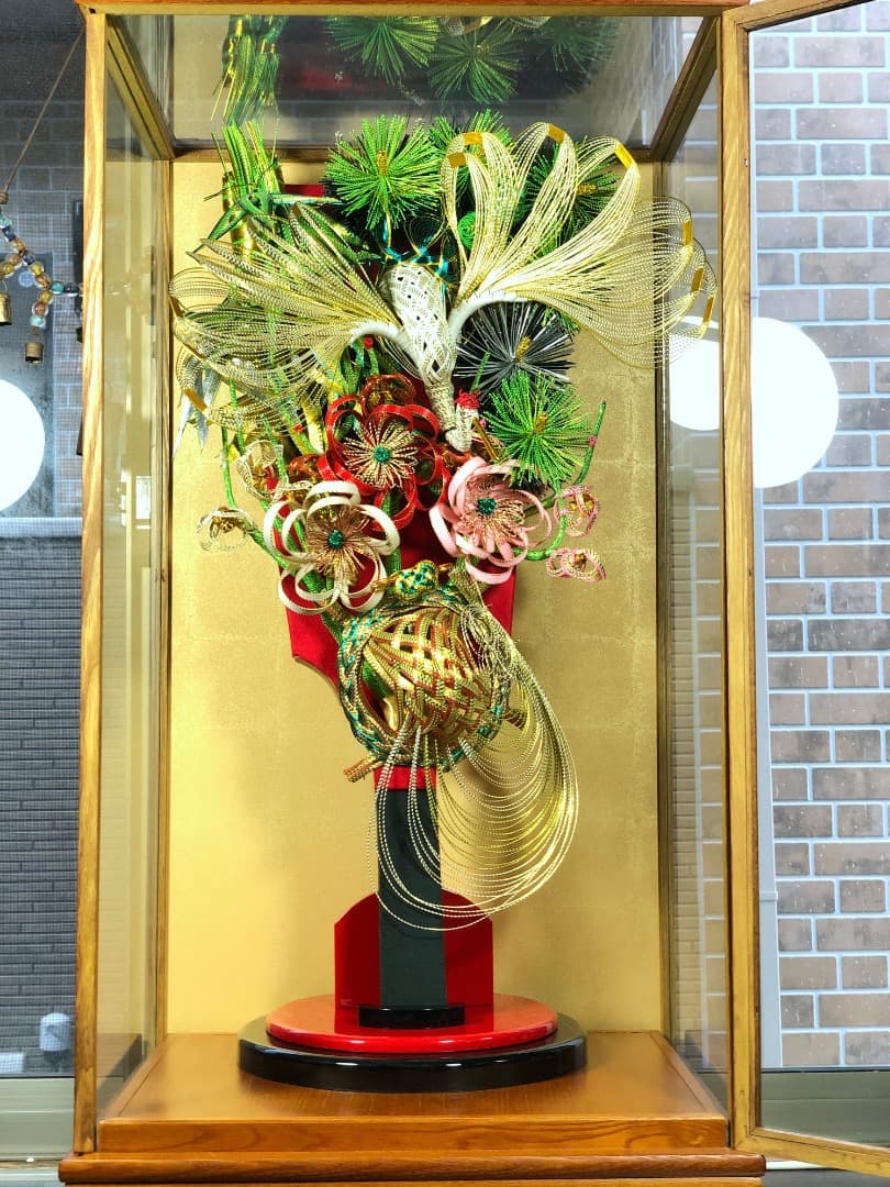 縁起物 水引飾り羽子板