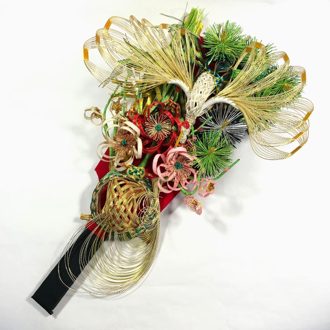 縁起物 水引飾り羽子板