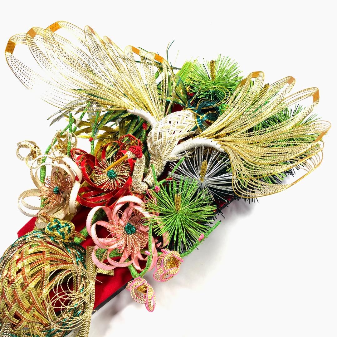 縁起物 水引飾り羽子板