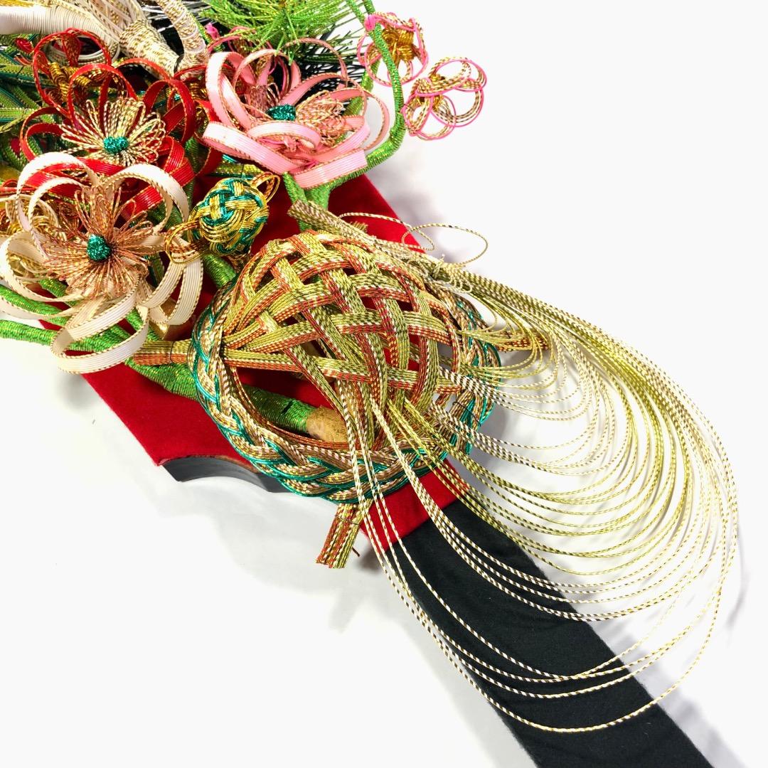 縁起物 水引飾り羽子板