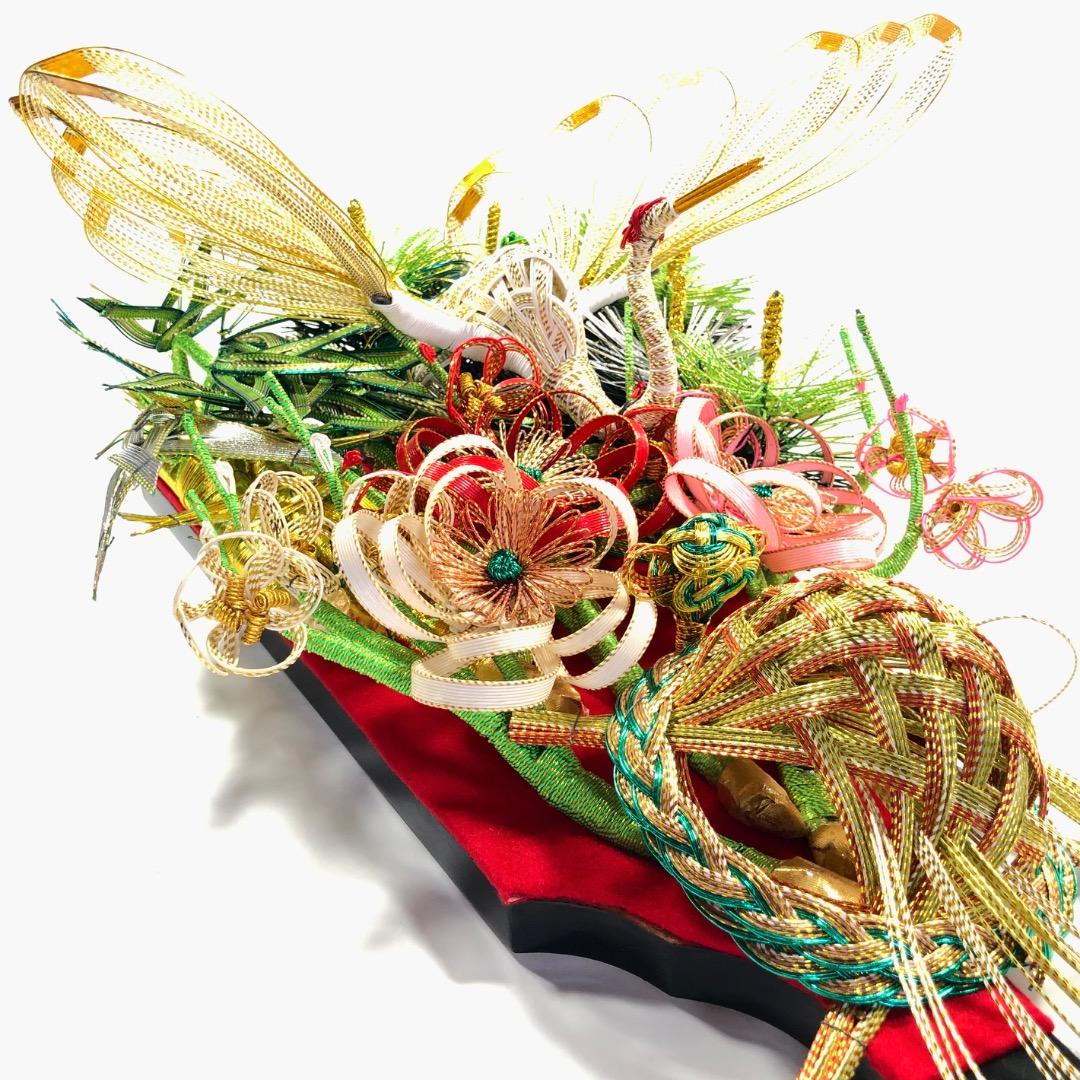 縁起物 水引飾り羽子板