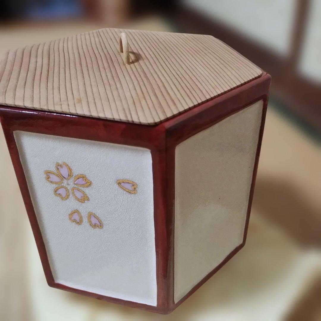 茶道具　雪洞水差し　瑞豊作　京焼