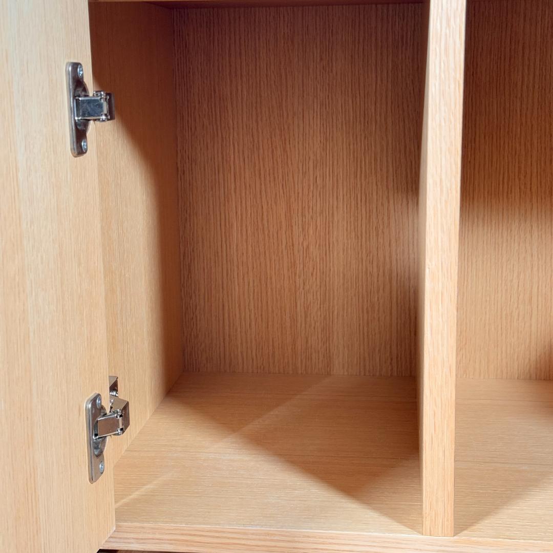 【美品】日進木工 キャビネット サイドボード 80cm