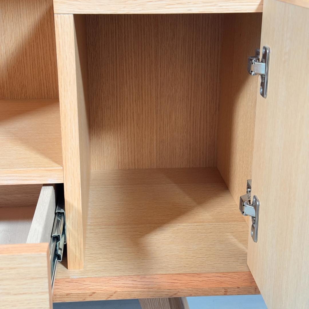 【美品】日進木工 キャビネット サイドボード 80cm