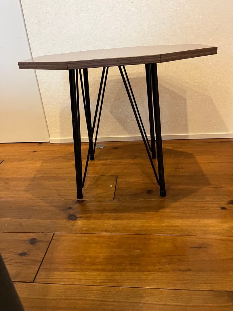 ヴィンテージ鉄脚カフェテーブル