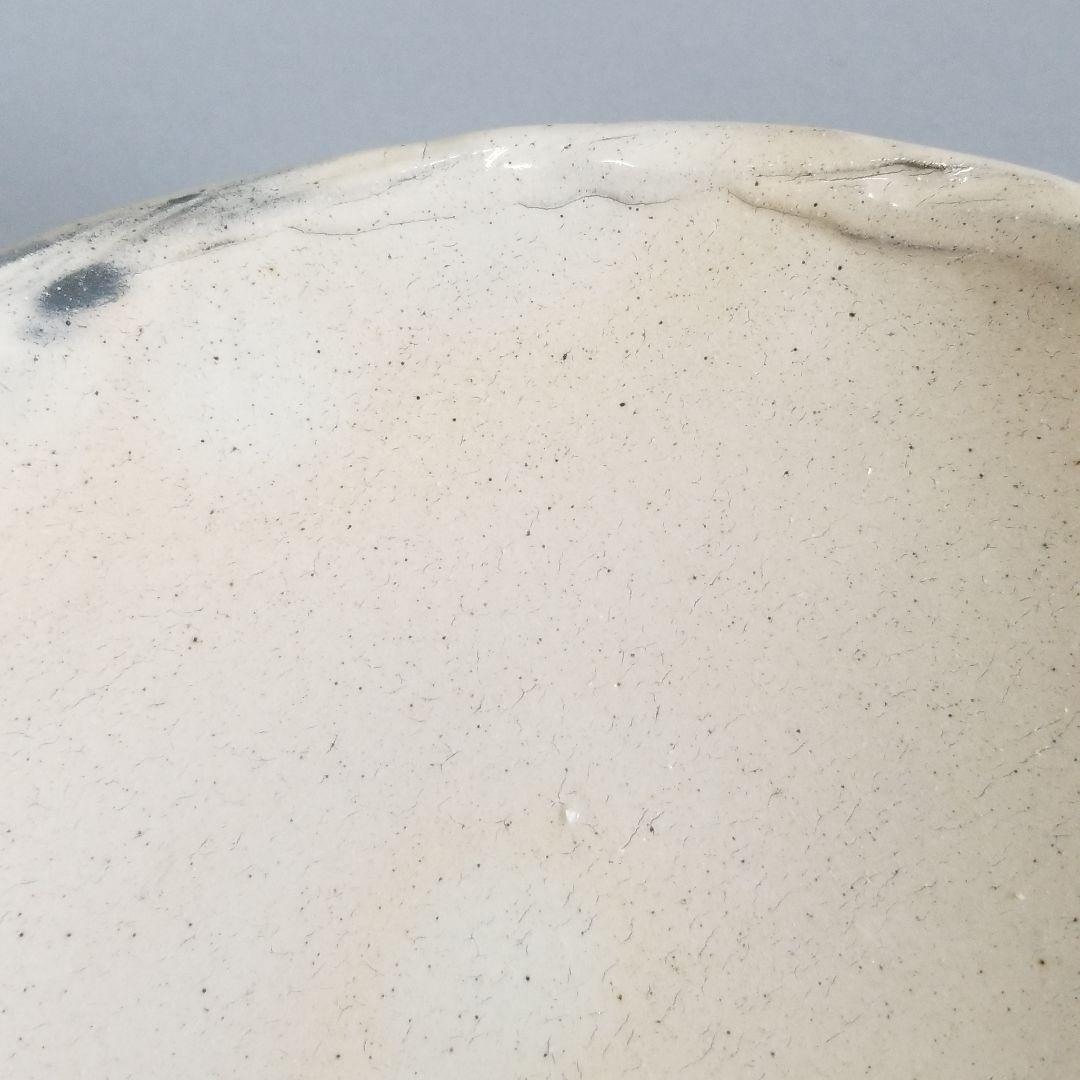 信楽焼 大皿  白窯変 直径３０cm