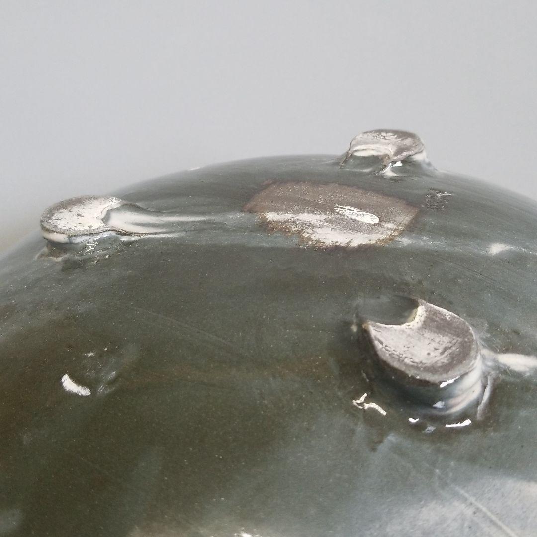 信楽焼 大皿  白窯変 直径３０cm