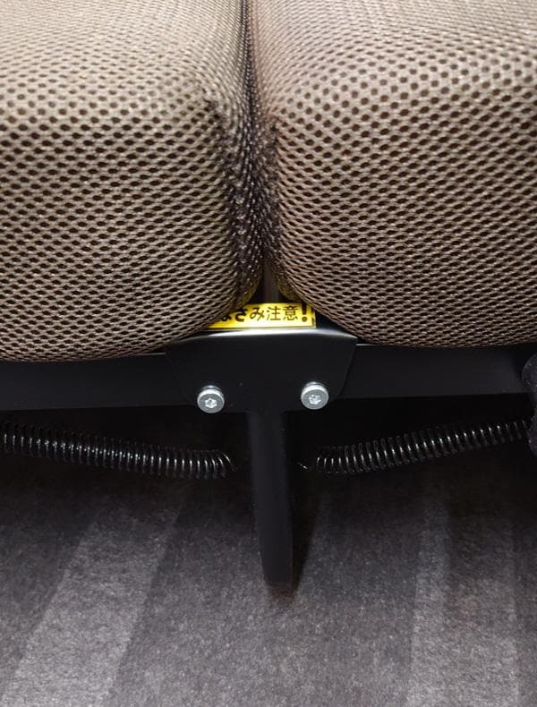 折りたたみベッド 組立済 中古品 ブラウン色 お部屋に搬入、設置します