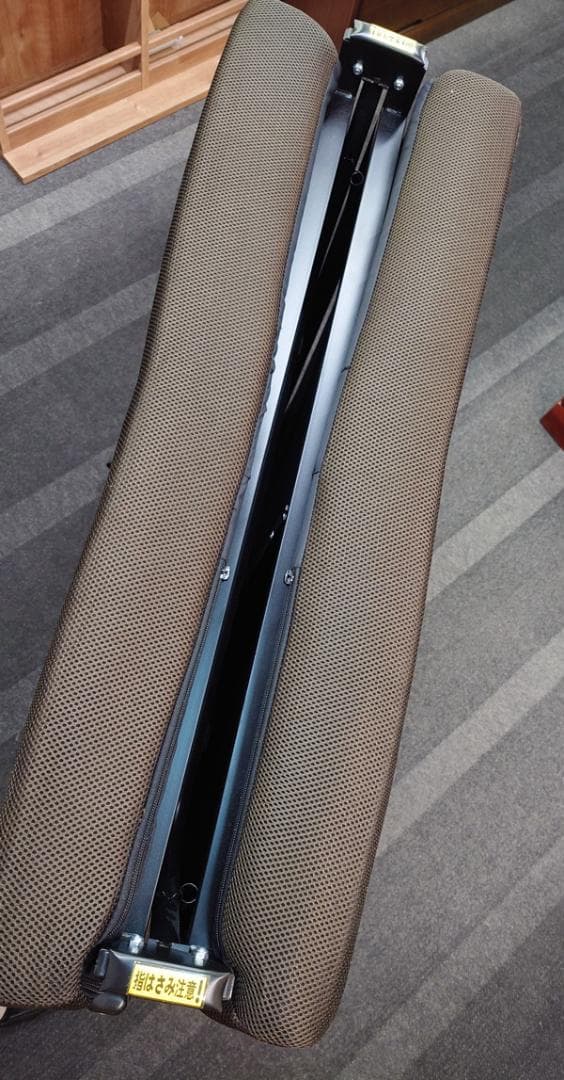 折りたたみベッド 組立済 中古品 ブラウン色 お部屋に搬入、設置します