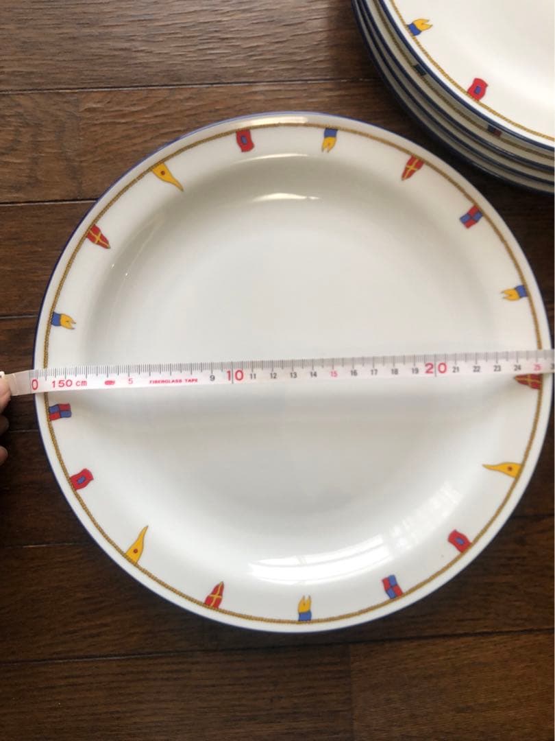 リチャードジノリ　クリッパー　26cm ディナープレート　5枚組