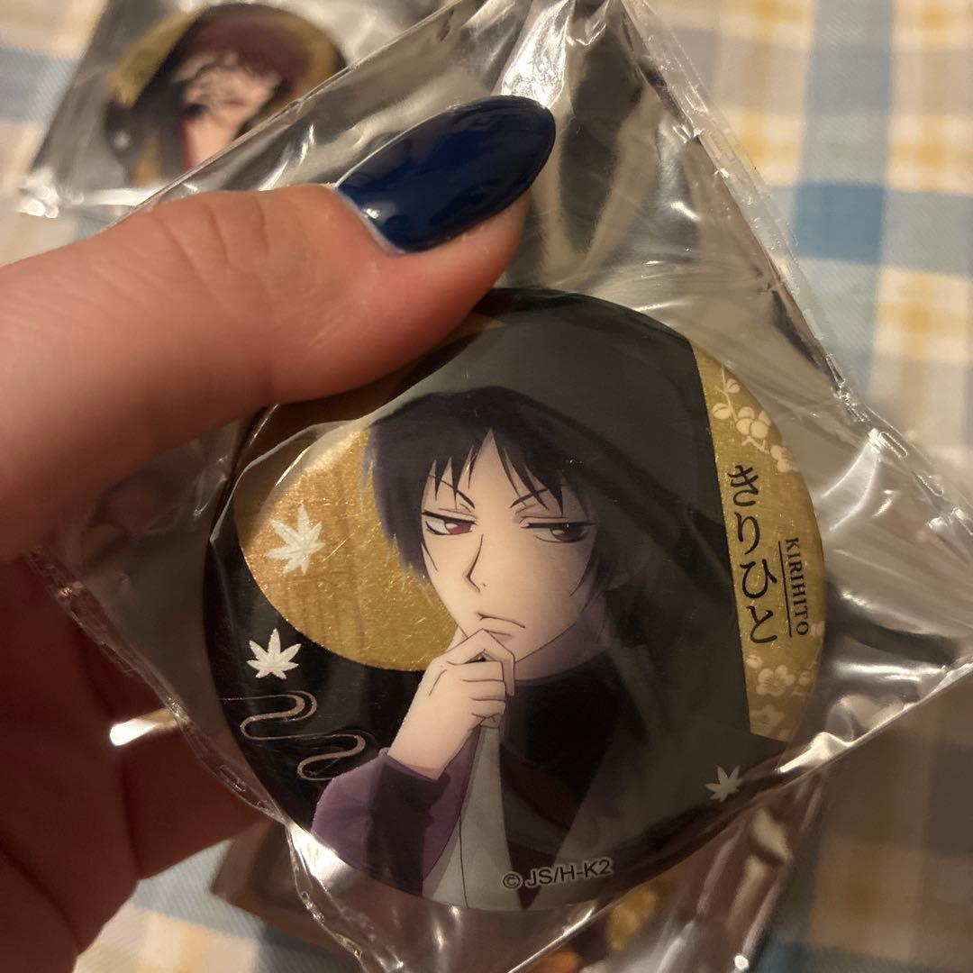 神様はじめました　中国限定　巴衛　奈々生　瑞希　霧仁　鞍馬　缶バッジセット