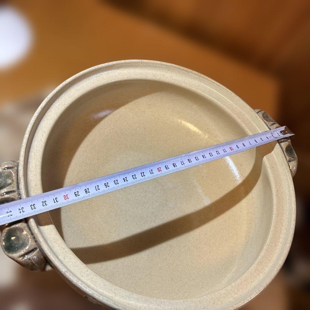 土鍋 10号 四日市 萬宝窯　玉川陶器 4〜6人用