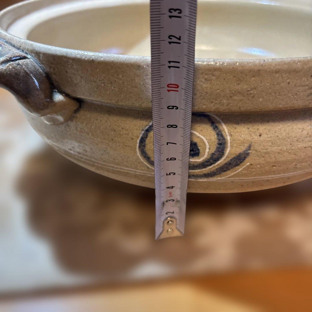 土鍋 10号 四日市 萬宝窯　玉川陶器 4〜6人用