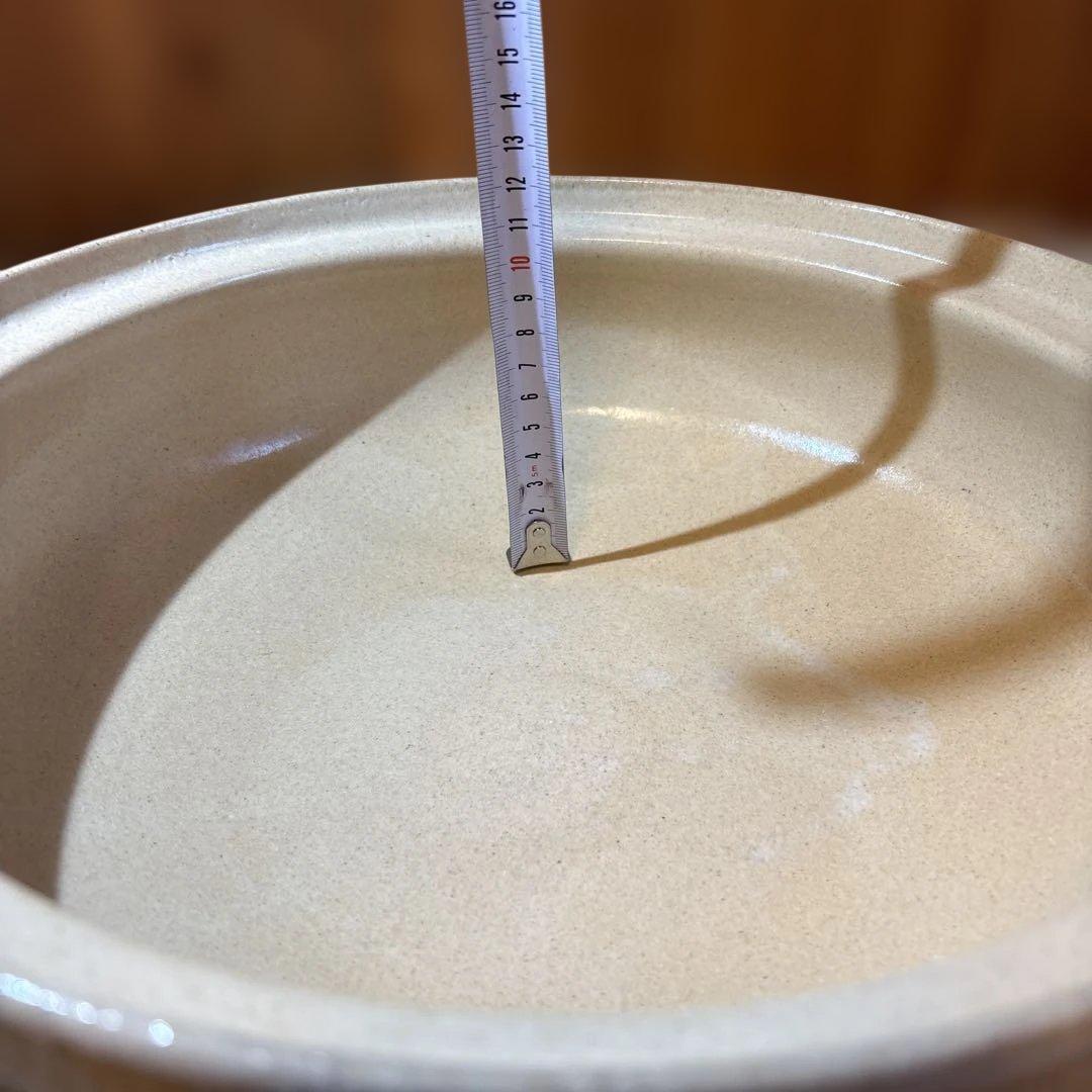 土鍋 10号 四日市 萬宝窯　玉川陶器 4〜6人用