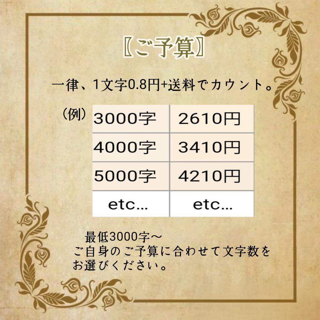 ハンドメイド小説(既製品)