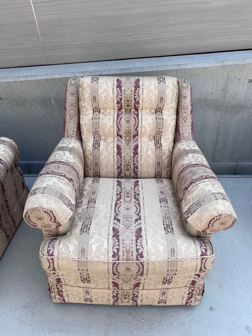 ドレクセル　ソファ　染み有り（見えない部分）