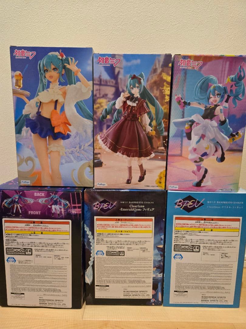 初音ミク プライズフィギュア 6体セット