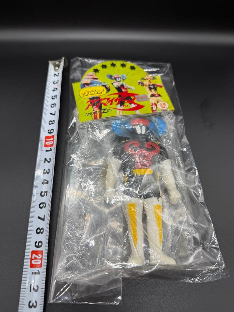 【希少・当時物】タカトク アクマイザー3 ザビタン ソフビ（ヘッダー付き）