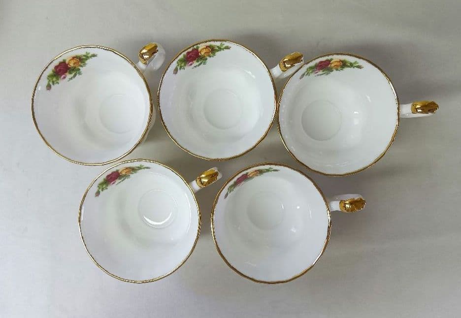 ロイヤル・アルバート　オールドカントリーローズ　カップ5客　お皿 7枚セット