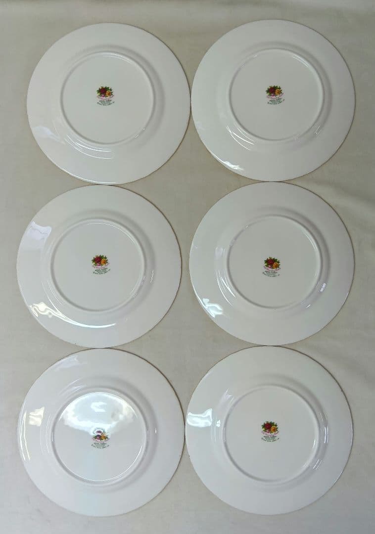 ロイヤル・アルバート　オールドカントリーローズ　カップ5客　お皿 7枚セット