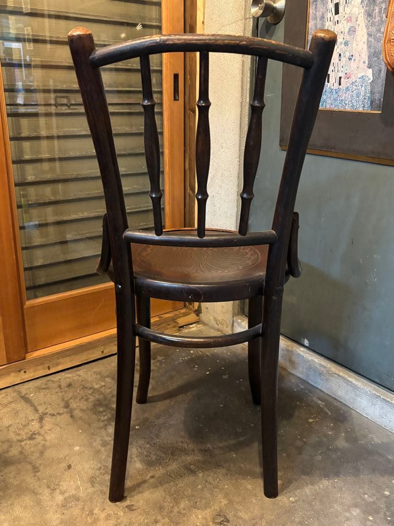 アンティーク ベントウッドチェア 曲げ木 椅子 時代家具 洋館 喫茶 古道具