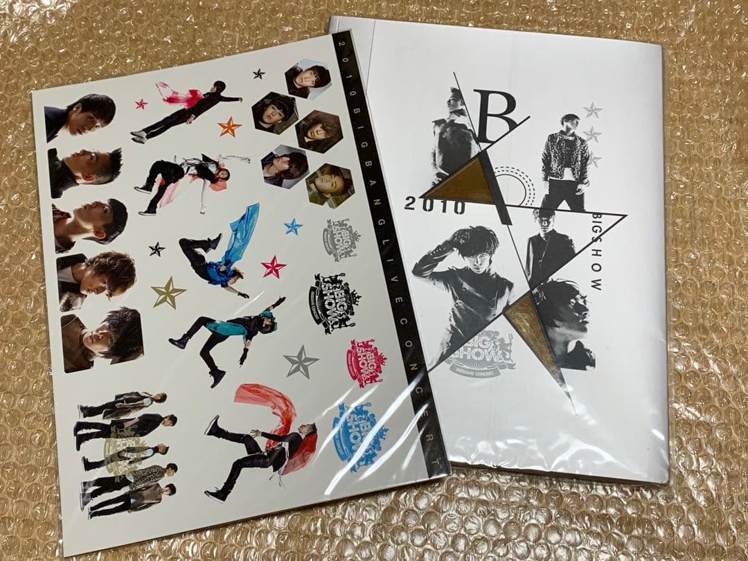 BIGBANG 2010BIGSHOW フォトセットパンフレットステッカー