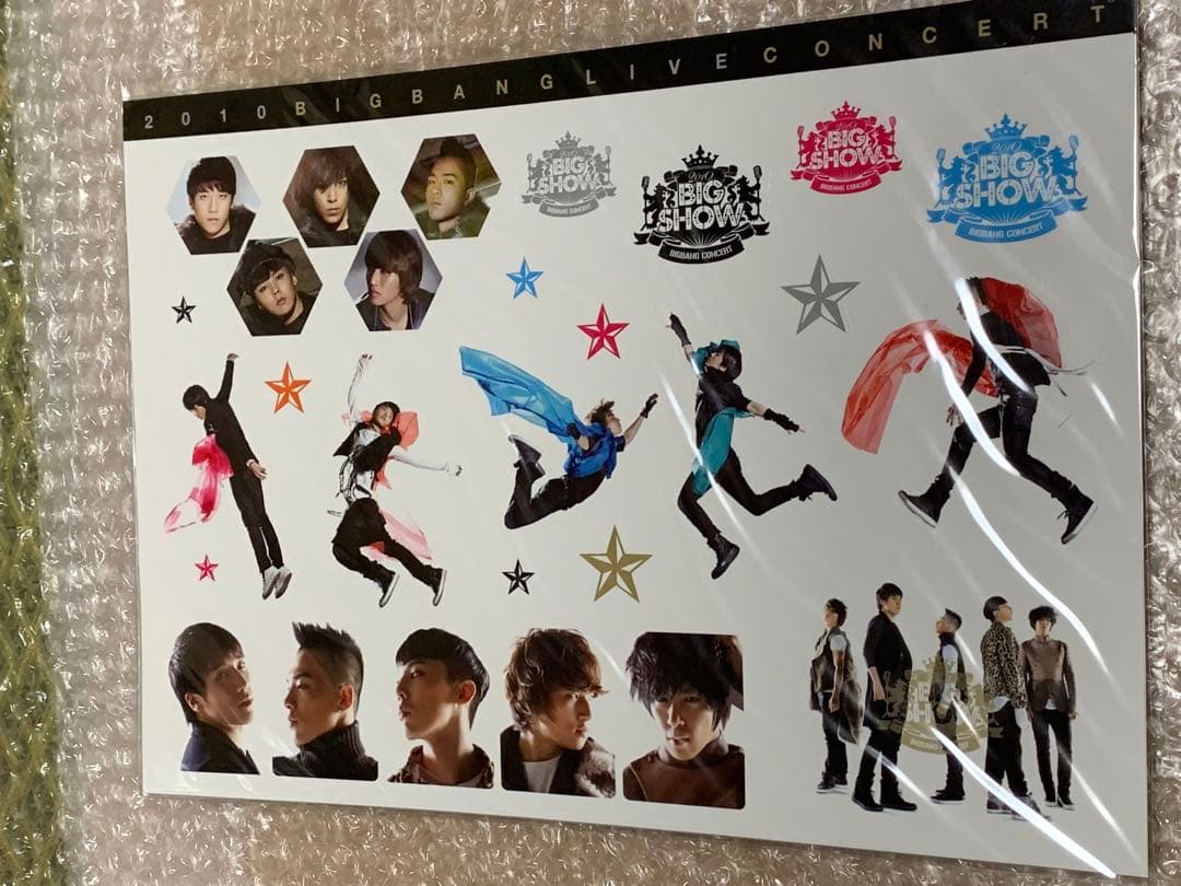 BIGBANG 2010BIGSHOW フォトセットパンフレットステッカー