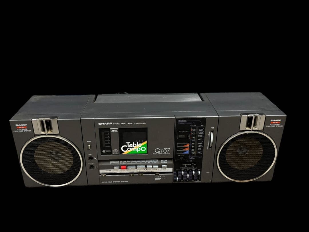T*u様 当時物SHARP QT-37Gシャープ ラジカセ