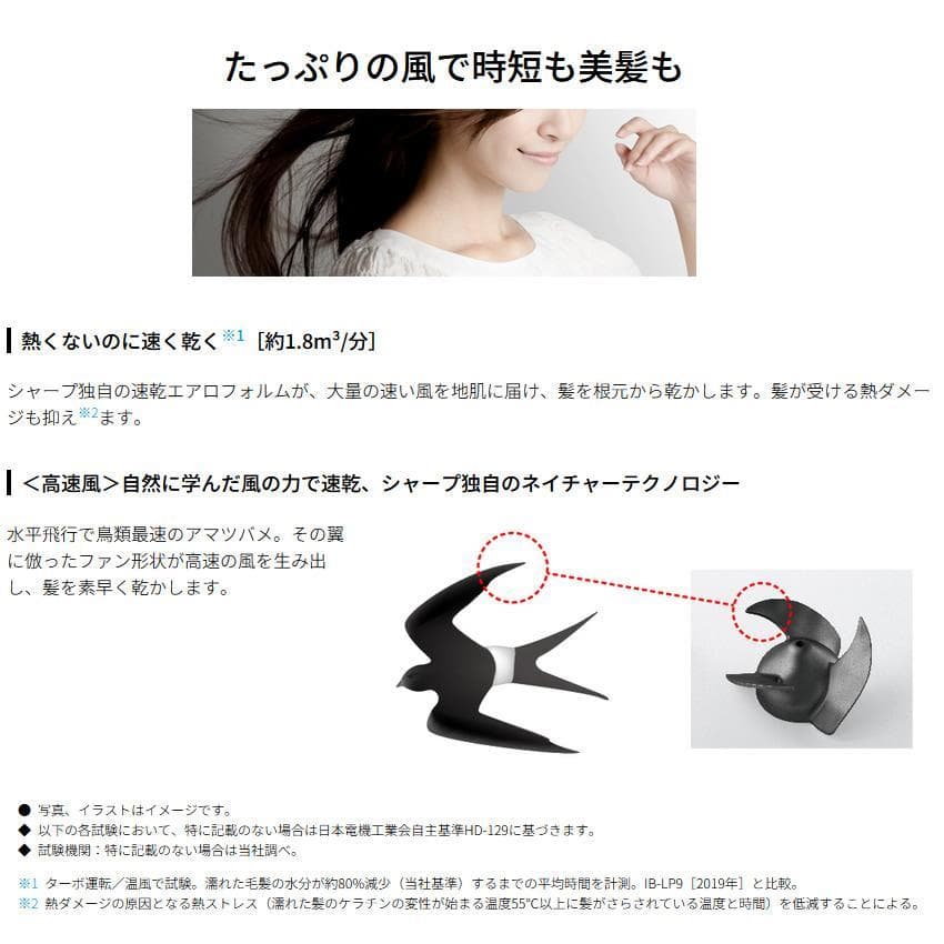 新品 SHARP IB-RP7-W WHITE プラズマクラスタードライヤー