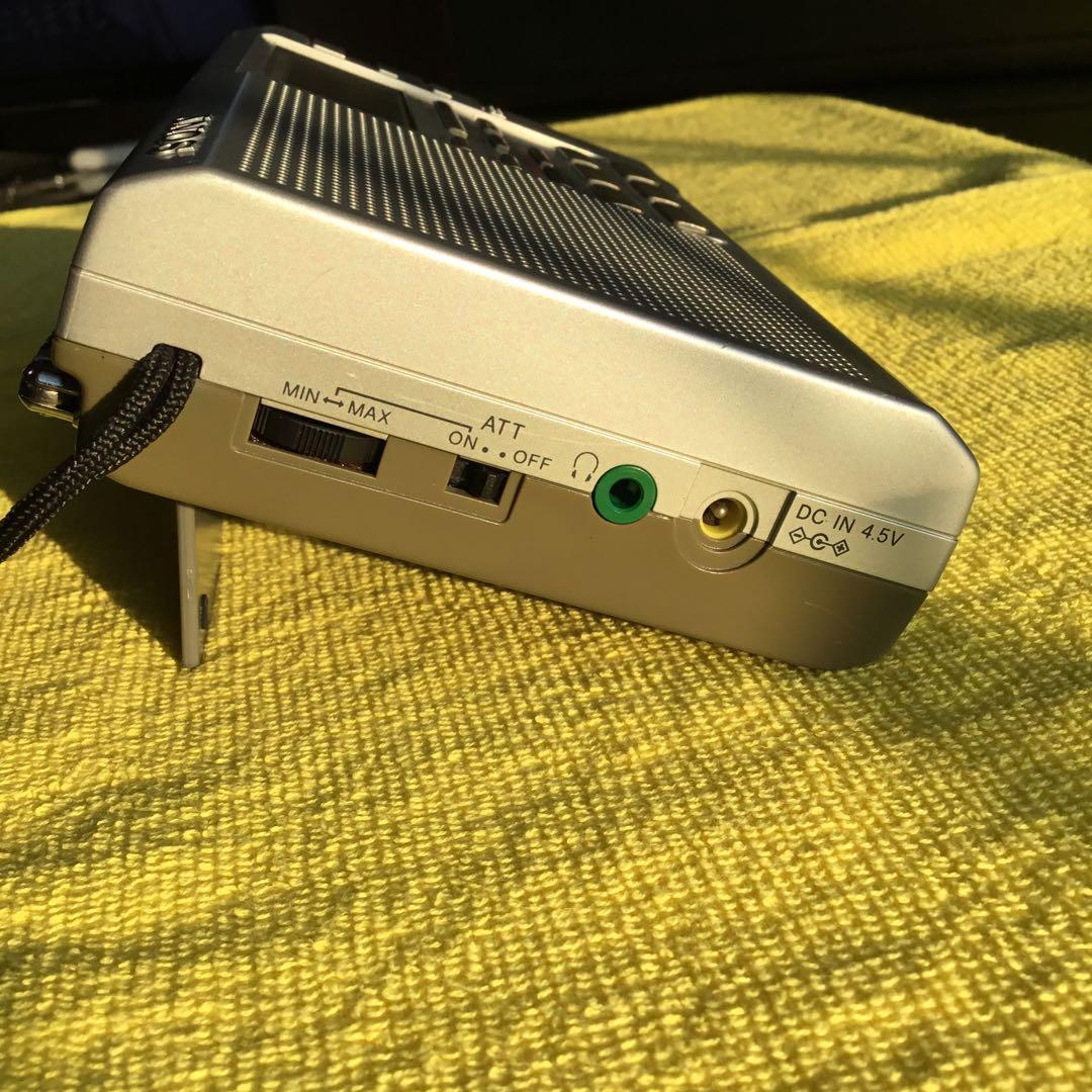 廃盤　フルセット函箱ガイド案内本専用巾着袋リールアンテナ　短波　ICF-SW35