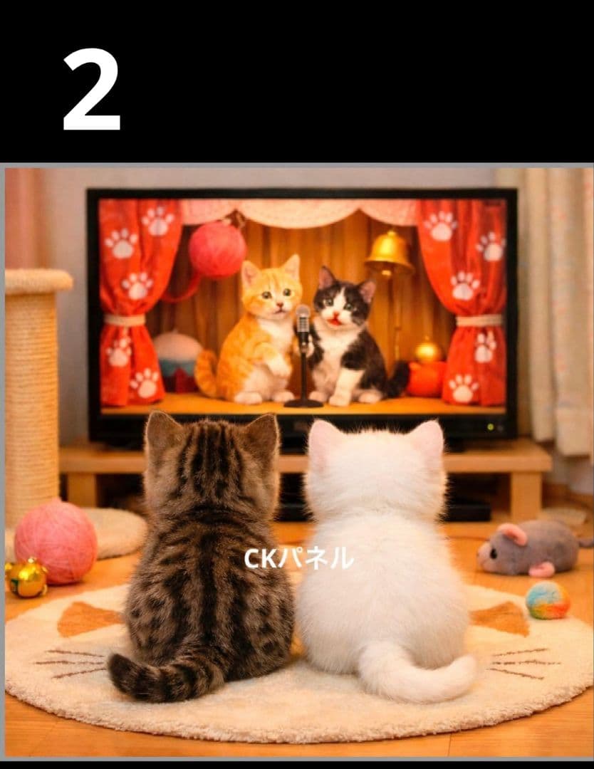 オーダーページ　ハンカチ　240 ねこちゃん柄ハンドメイド2/21