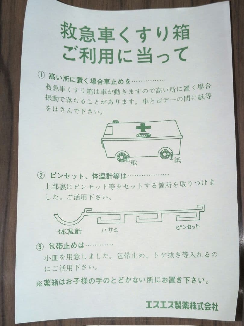 【コレクター必見！】エスエス製薬　くすり箱