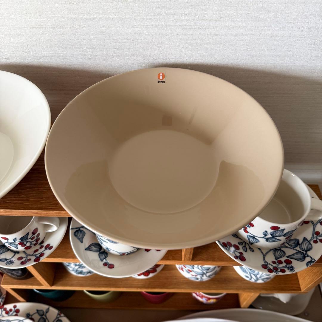 ♡*読様 teema ティーマ ディーププレート 深皿 21cm サンド ホワイ