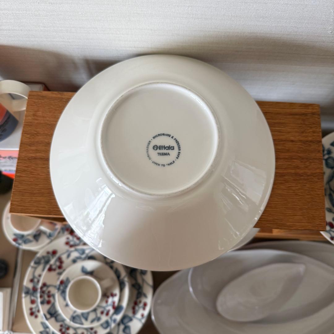 ♡*読様 teema ティーマ ディーププレート 深皿 21cm サンド ホワイ
