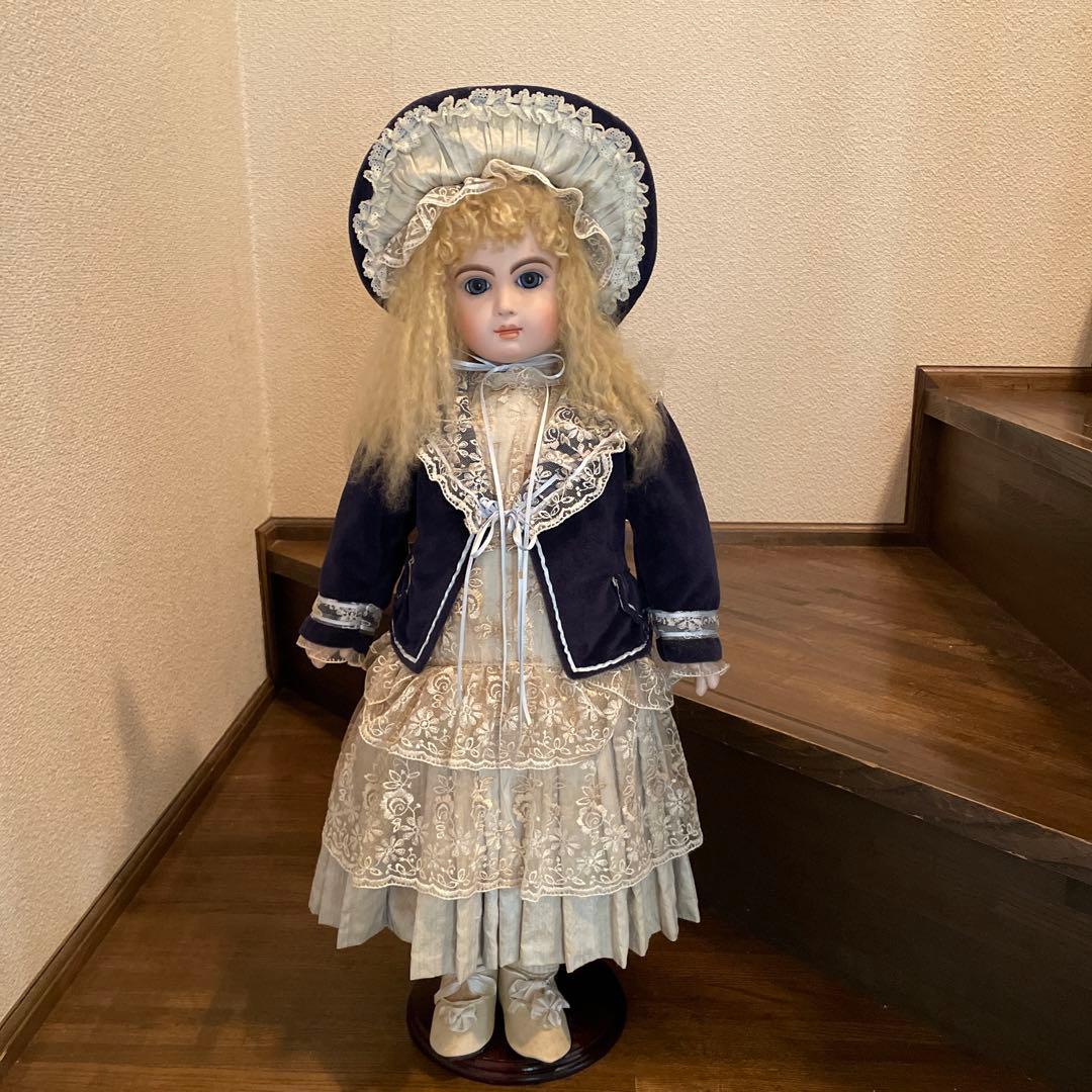ビスクドール　アンティークドール　フランス人形　ジュモーレプリカ