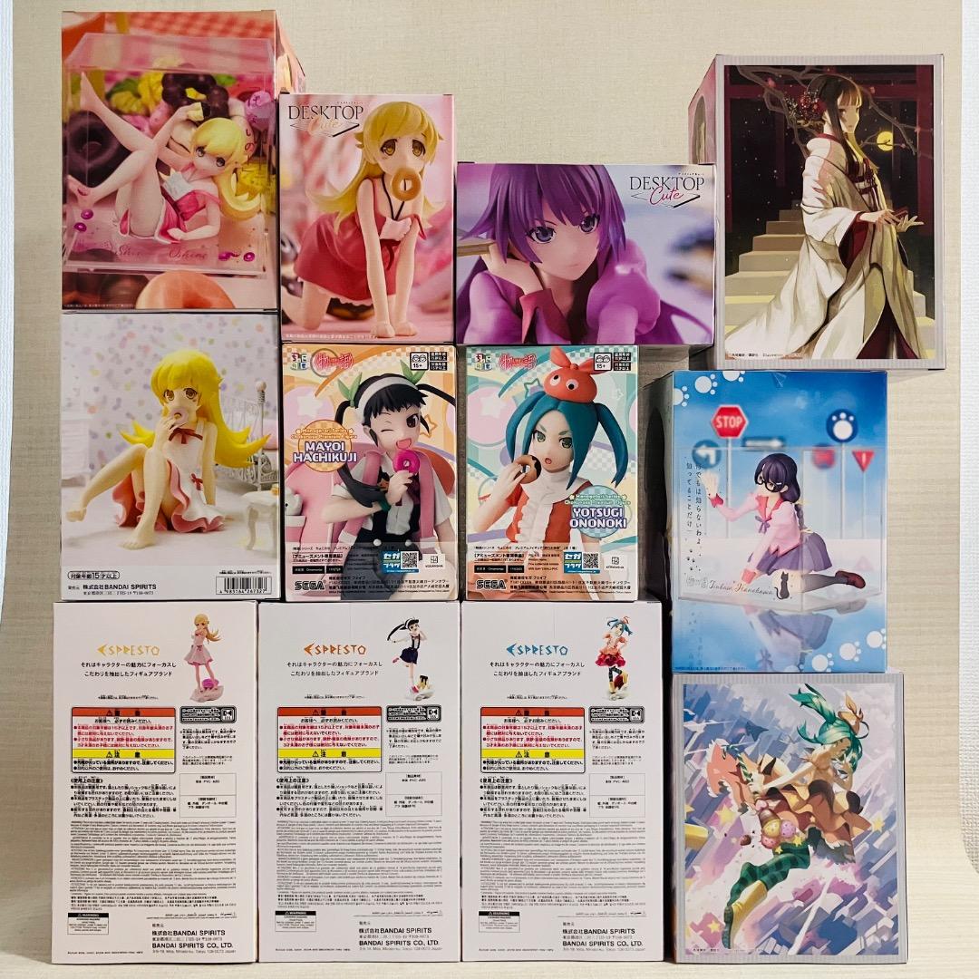 〈物語〉シリーズ　プライズフィギュア　12点セット