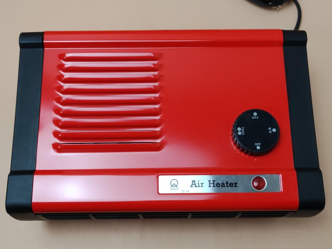 【動作品】東洋プレスプロダクツ 電気温風機 ST-10 昭和 レトロ 現状品