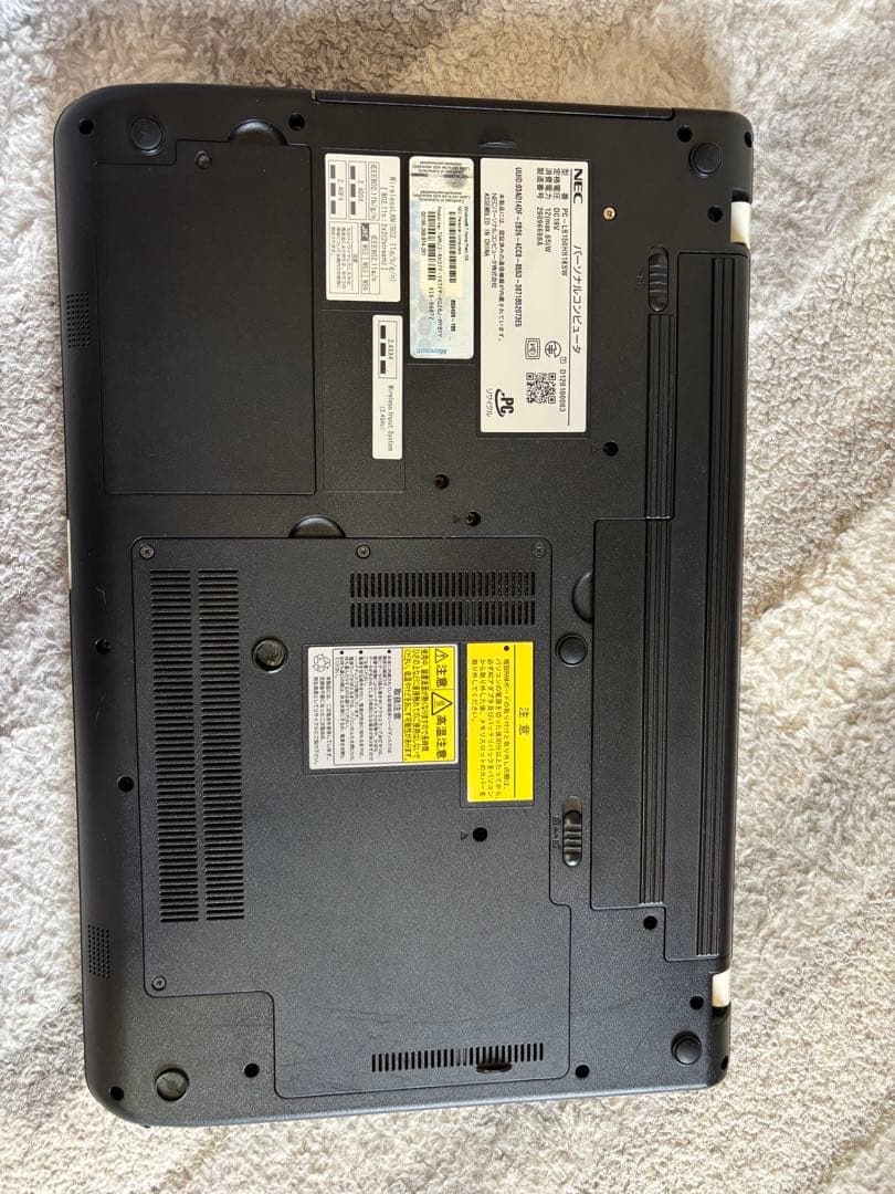 NEC LAVIE ホワイトノートPC