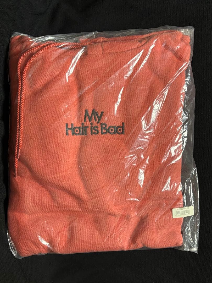 【新品未開封】My Hair is Bad 2018刺繍パーカーオレンジブラウン