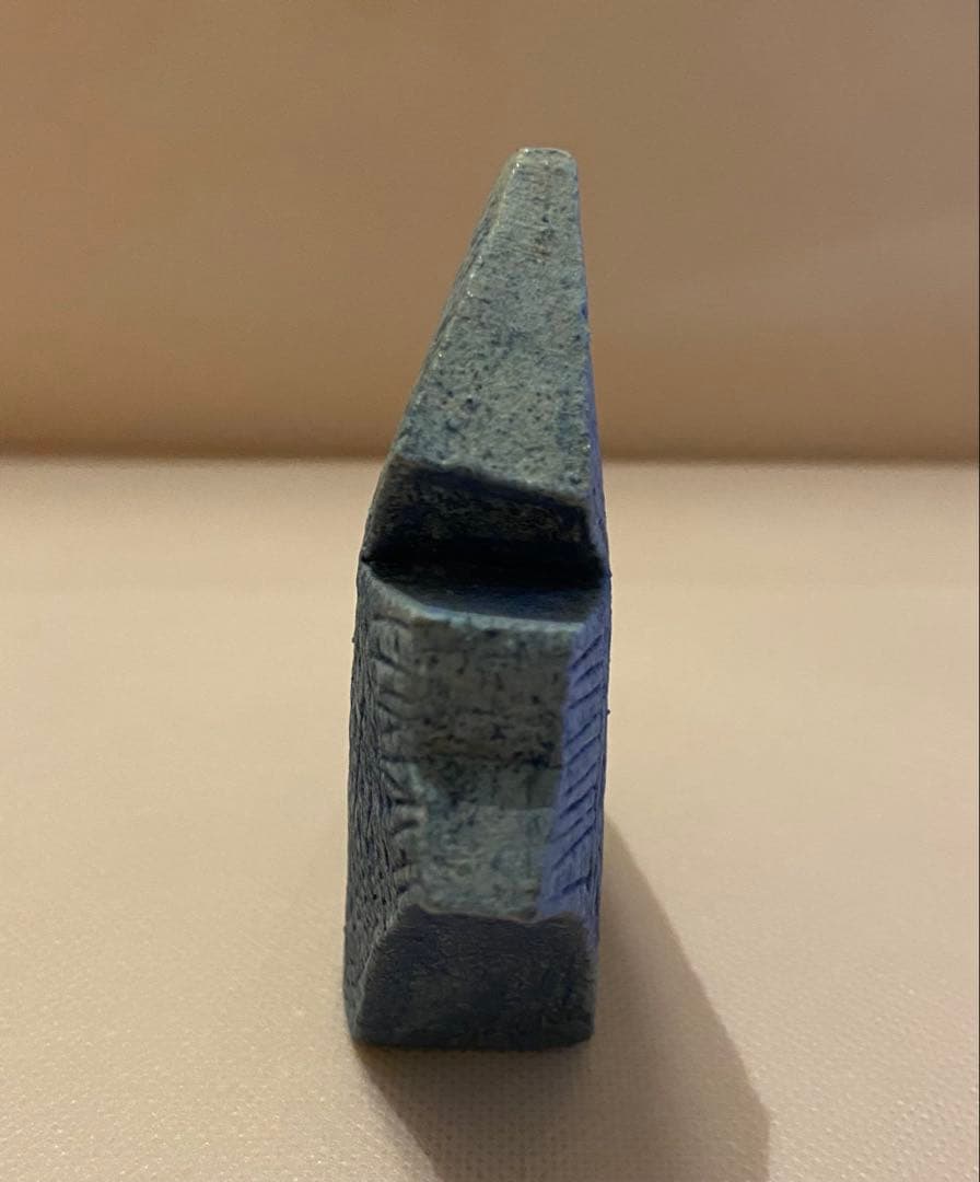 鹿児島睦さん 青い魚 置物②