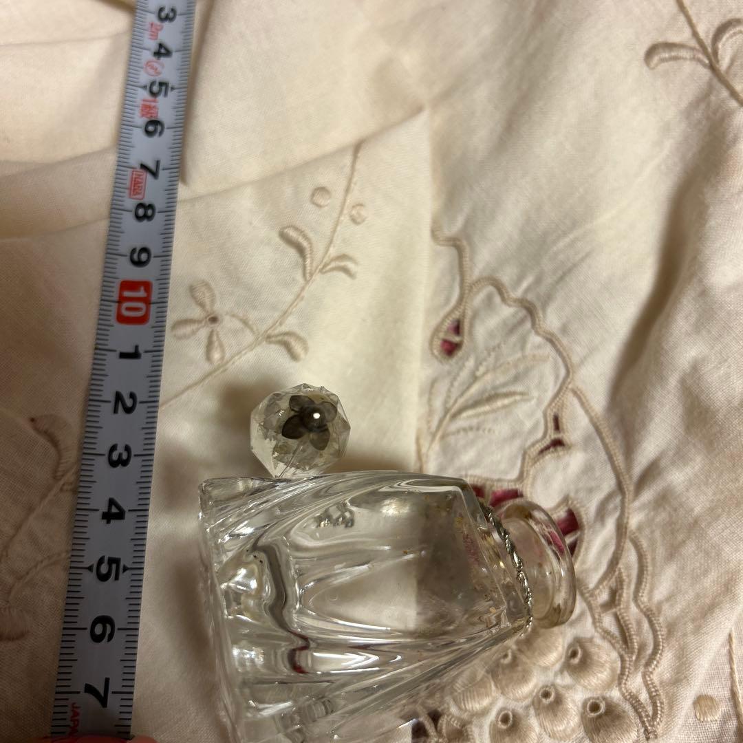 フランスアンティークミュゲスズラン香水瓶パフュームボトルビン