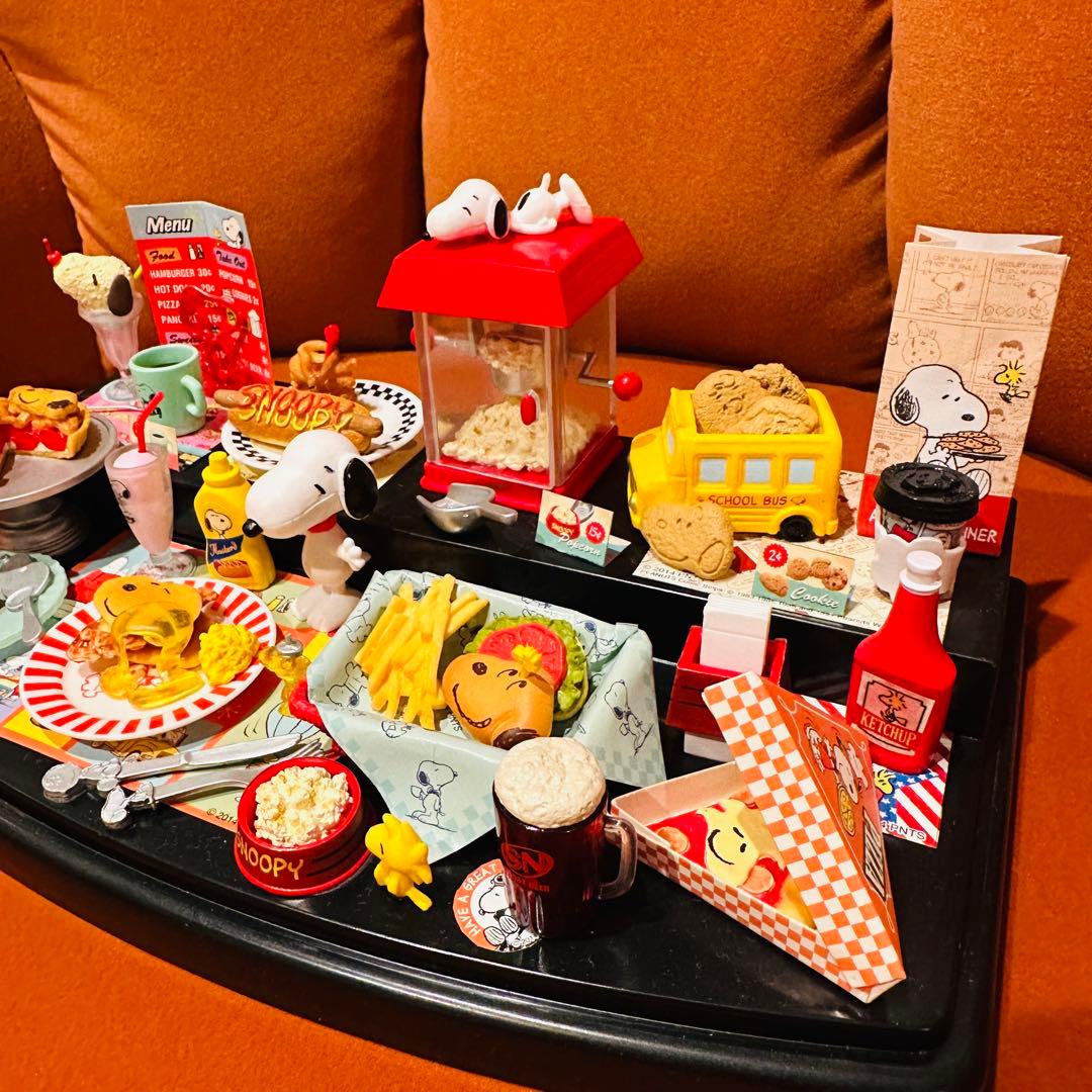スヌーピー　リーメント　フィギュア　アメリカンダイナー　コンプリート　希少