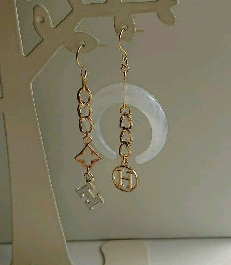 #572☆1点限定☆大人高見え☆3連チェーンHアシメ